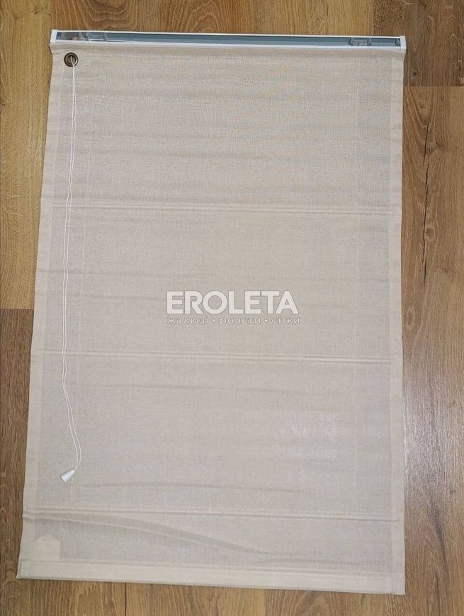 Римська штора &laquo;Льон Fine D55&raquo; 70&times;137 см, світло-бежева, керування зліва RSH-LION-FINE-D55-70-137-L фото