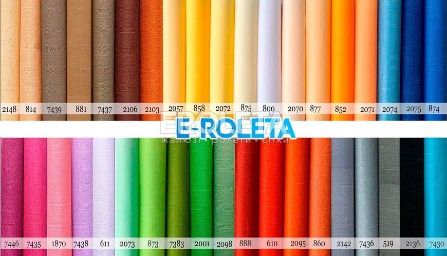Рулонна штора під нахил Льон 800, 40&times;165 см, білий L800-40-170 фото