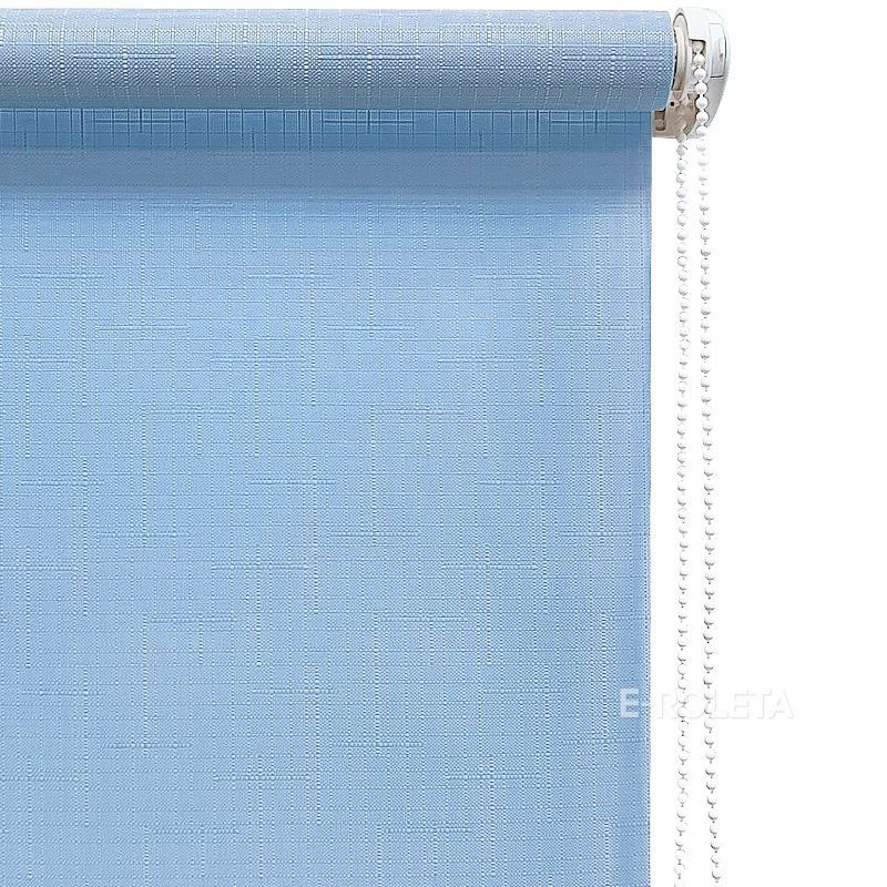 Рулонна штора під нахил Льон 2074, 50&times;165 см, блакитний L2074-50-170 фото